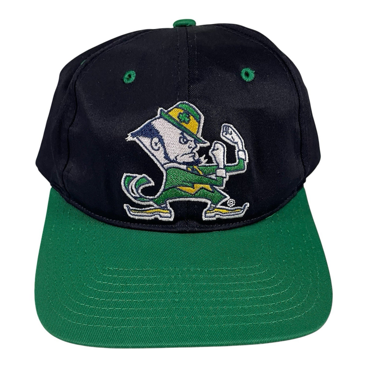 Vintage 90s Notre Dame Fighting Irish Twins Enterprise Snapback Hat - photo 1