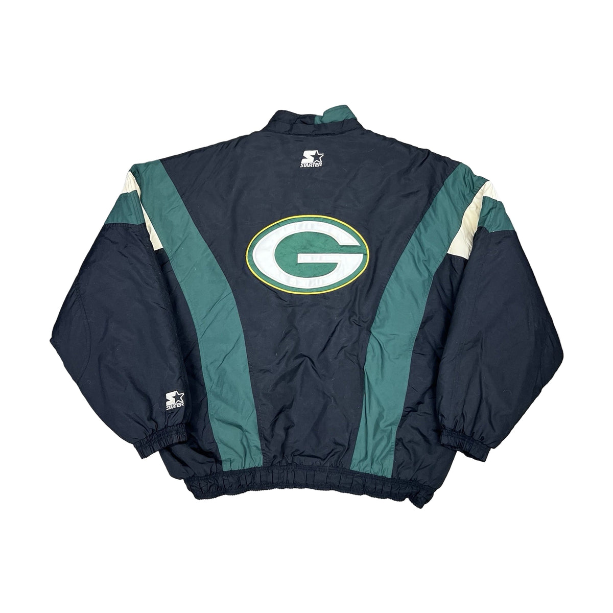 Vintage Green Bay Packers Brett Favre Starter Jacket black - photo 2