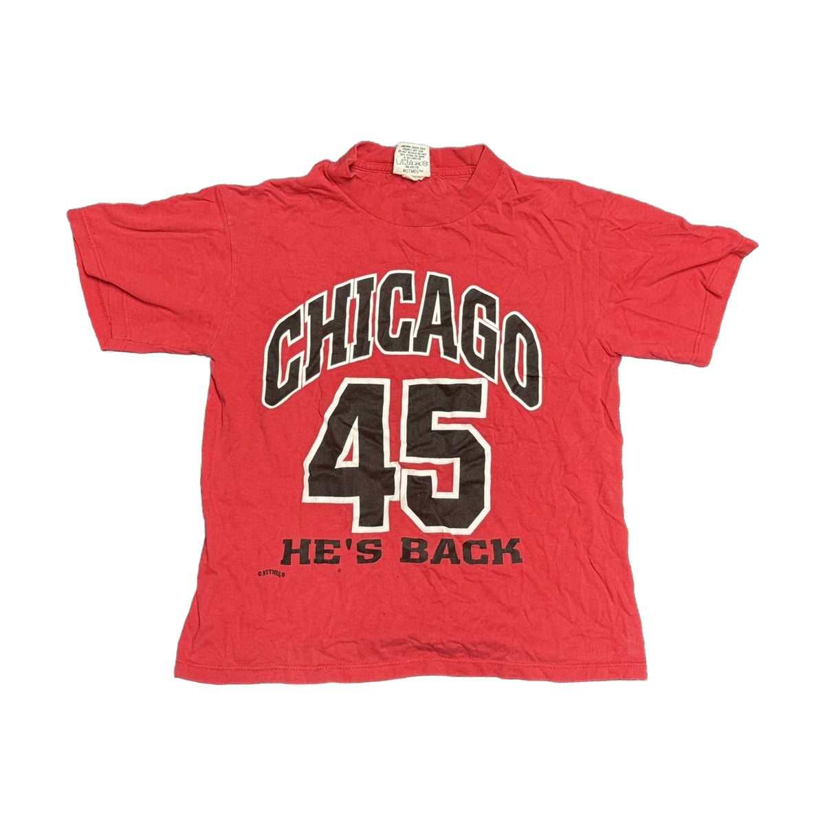 Vintage 90s Chicago Bulls Michael Jordan Nutmeg T-Shirt red - photo 1