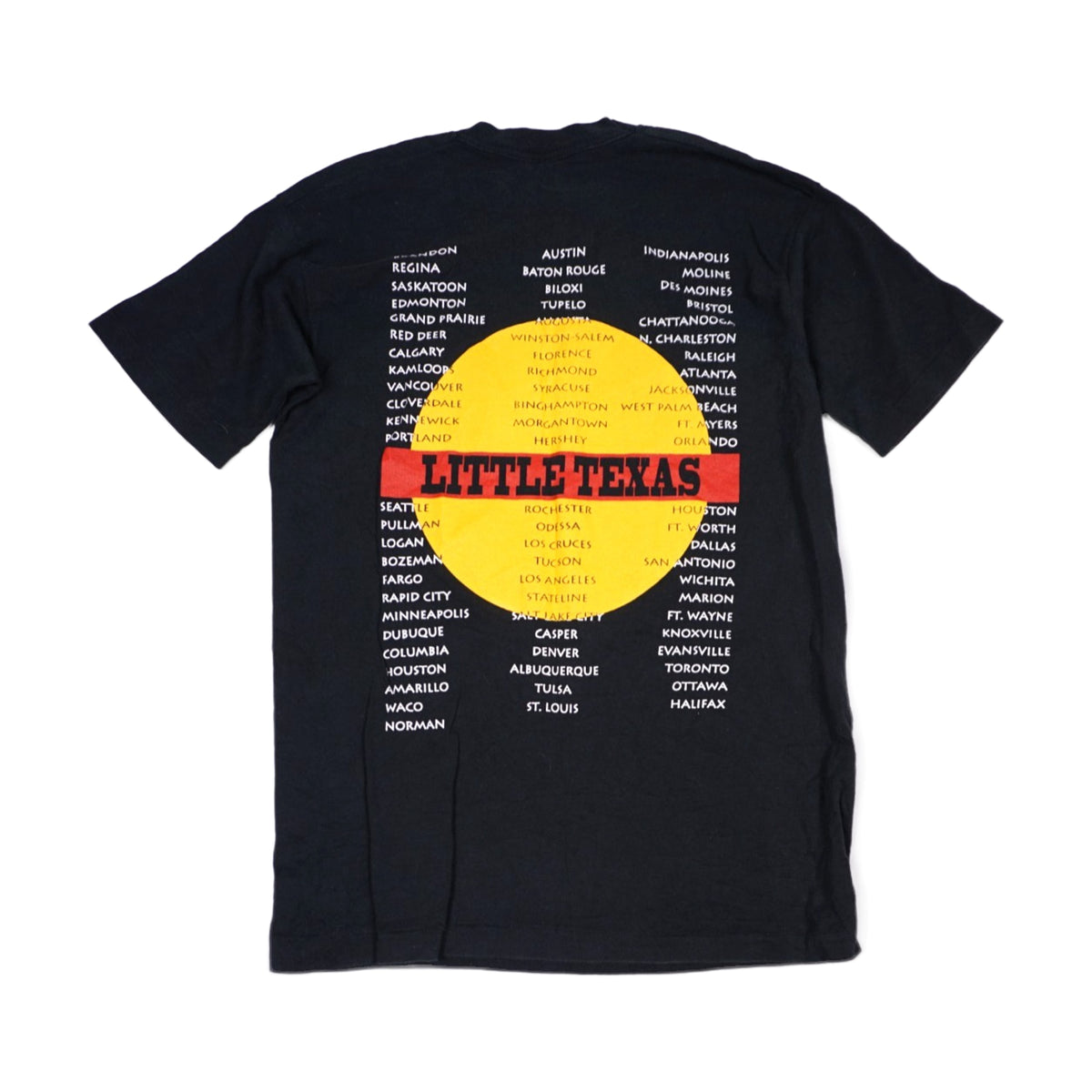 Vintage 90s Little Texas Kick A Little Tour Fruit of the Loom T-Shirt black - photo 2