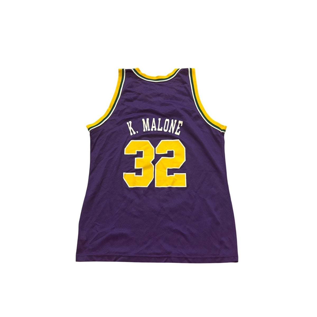 Vintage 90s Utah Jazz Karl Malone Champion Jersey purple - photo 2
