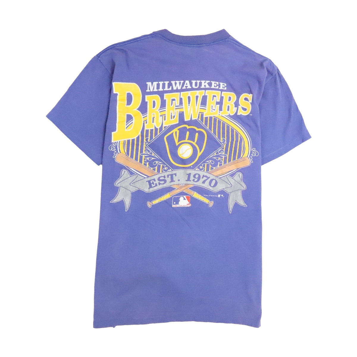 Vintage 90s Milwaukee Brewers Nutmeg T-Shirt - photo 2