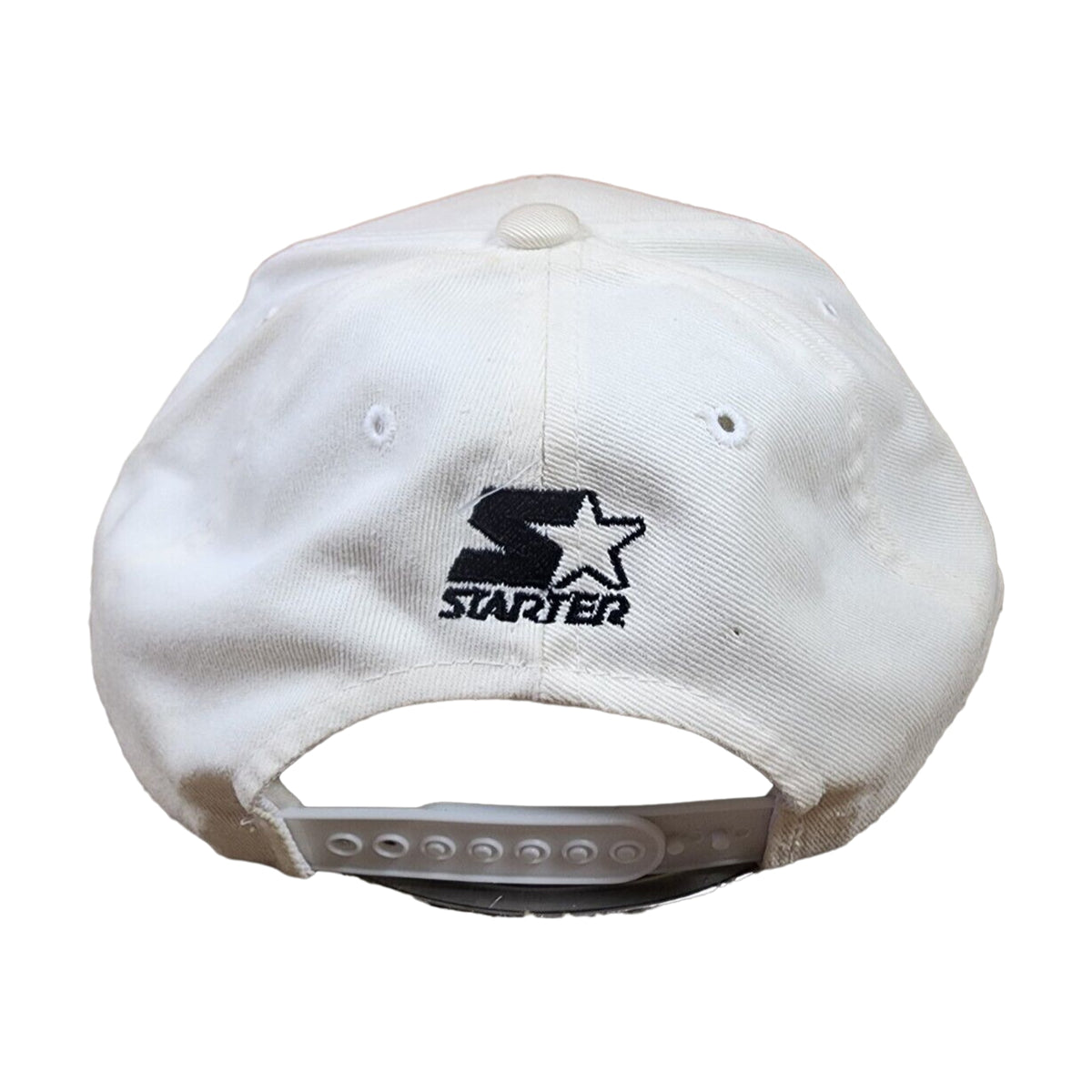 Vintage 90s Michigan Wolverines Starter Snapback Hat white - photo 2