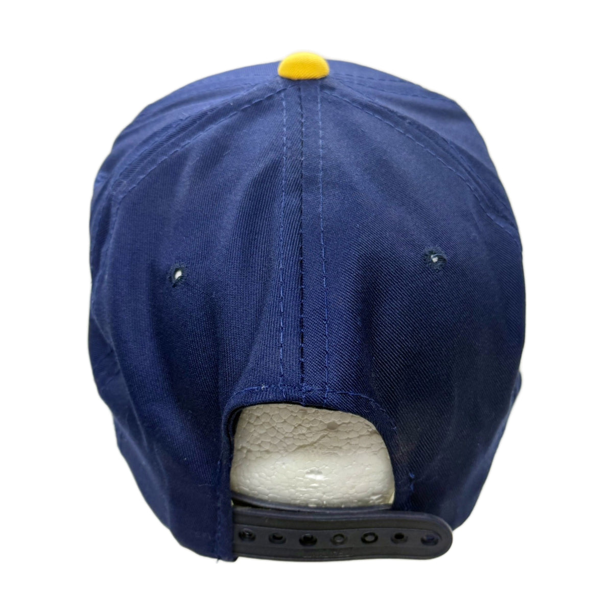 Vintage 90s Indiana Pacers Sports Specialties Snapback Hat blue and yellow - photo 2