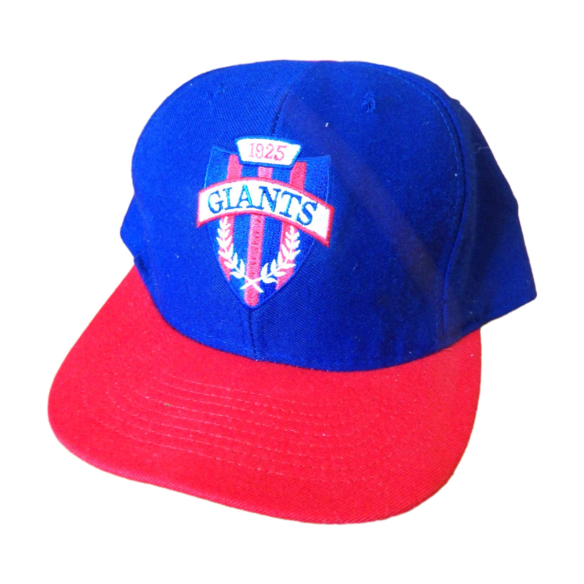 Vintage 90s New York Giants Nutmeg Mills Snapback Hat blue - photo 1
