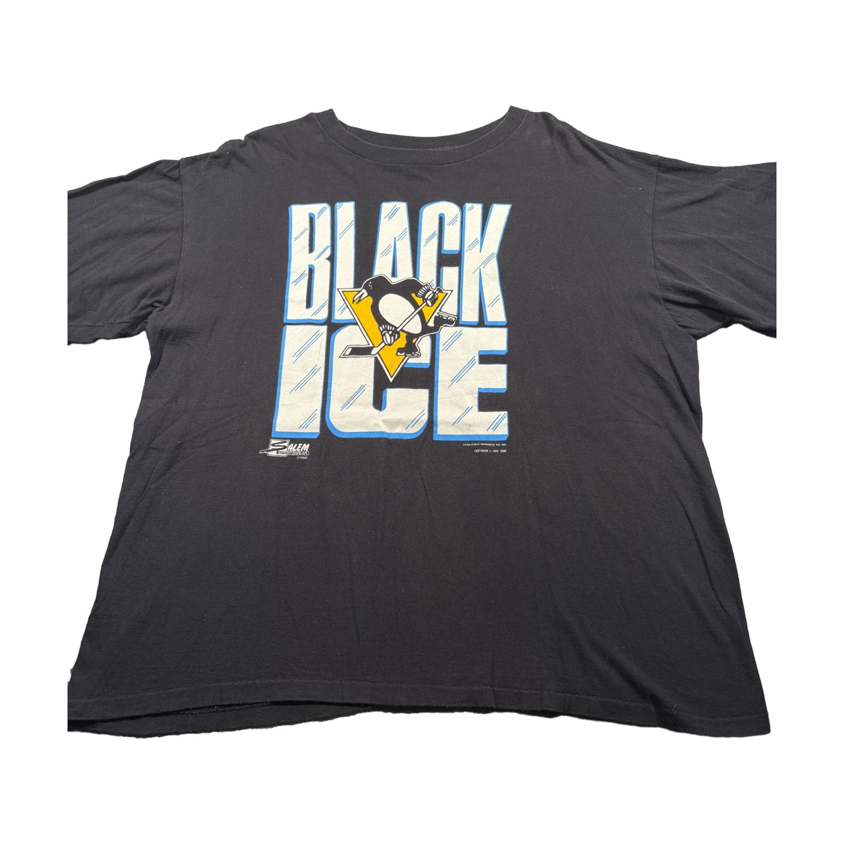 Vintage 1990 Pittsburgh Penguins Salem Sportswear T-Shirt black - photo 1
