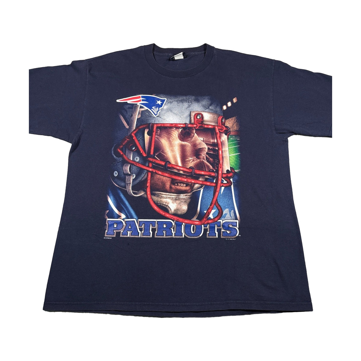 Vintage 1996 New England Patriots Lee T-Shirt blue - photo 1