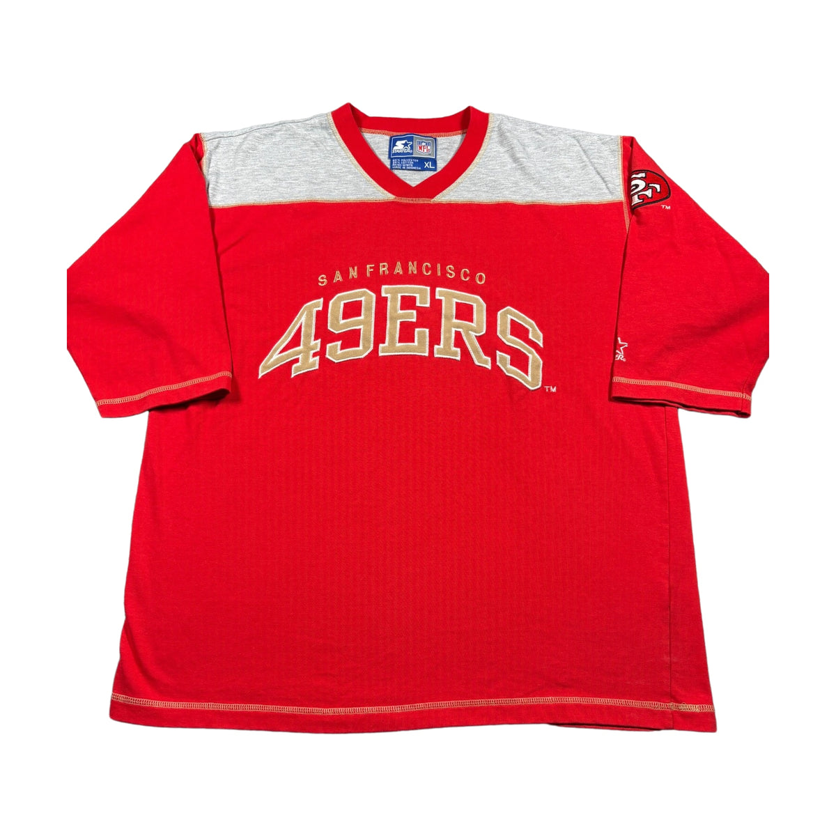 Vintage 90s San Francisco 49ers Starter T-Shirt red - photo 1