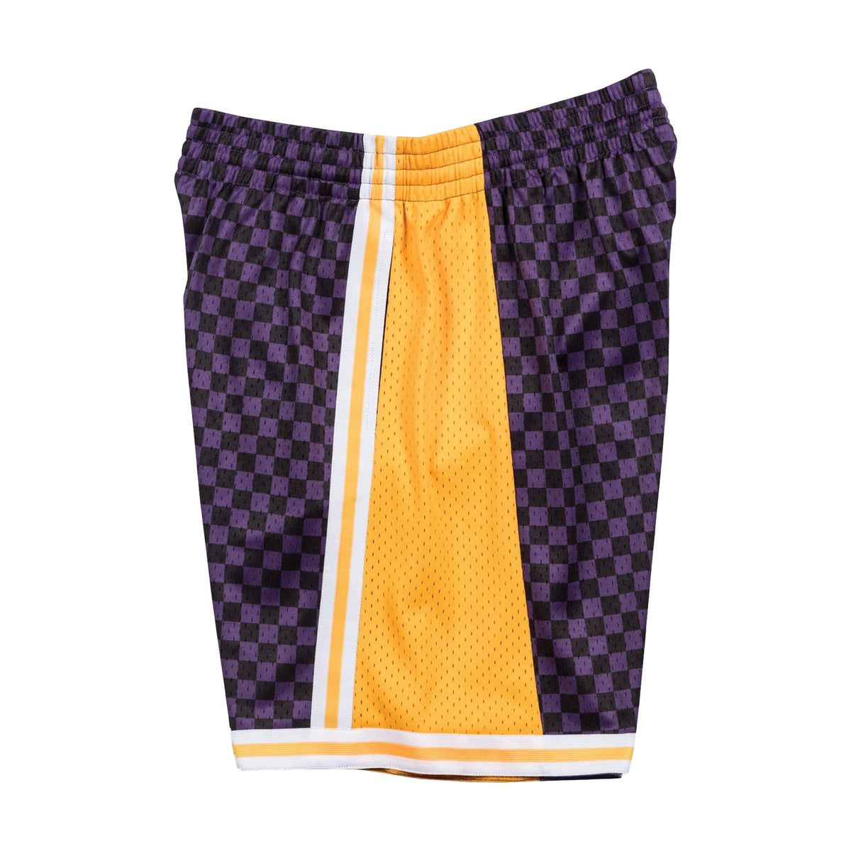 Mitchell & Ness NBA Checked Swingman Shorts LA Lakers Purple - photo 2