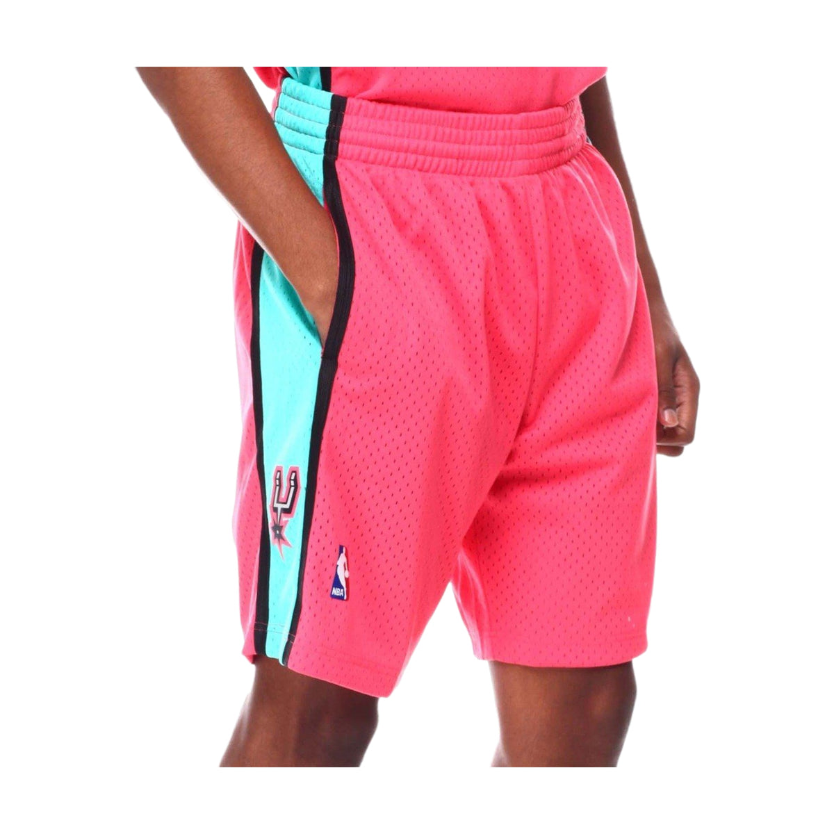 Mitchell & Ness NBA Reload Swingman Short Spurs 1998 - photo 2