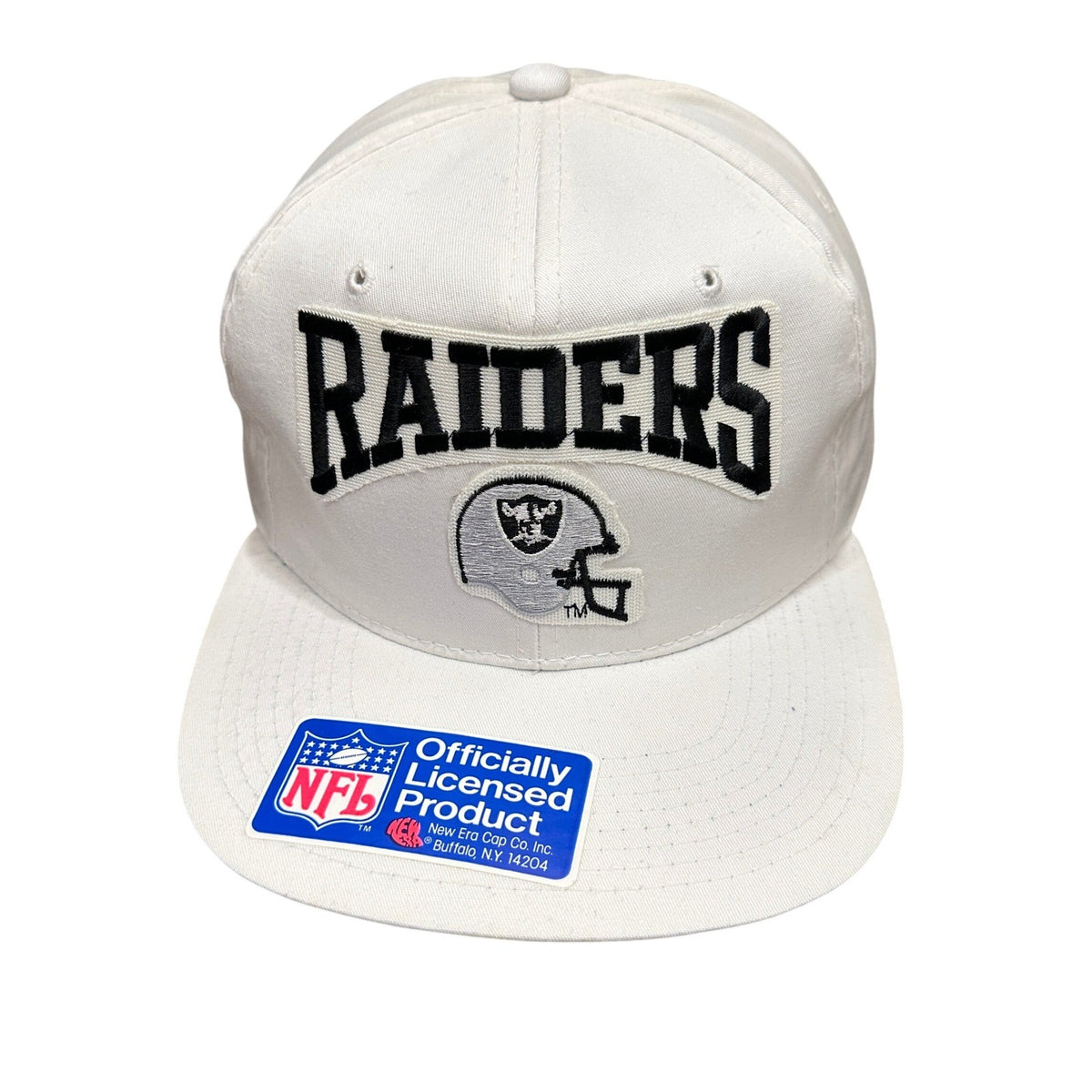 Vintage 90s Los Angeles Raiders New Era Snapback Hat - photo 1