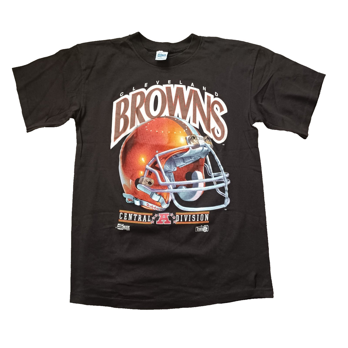 Vintage 90s Cleveland Browns Salem T-Shirt brown - photo 1