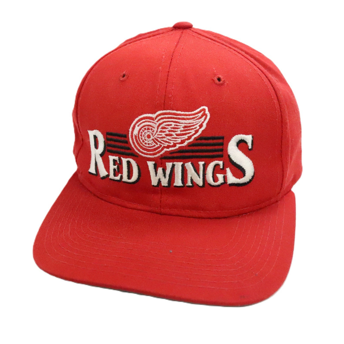 Vintage Detroit Red Wings Starter Snapback Hat - photo 1