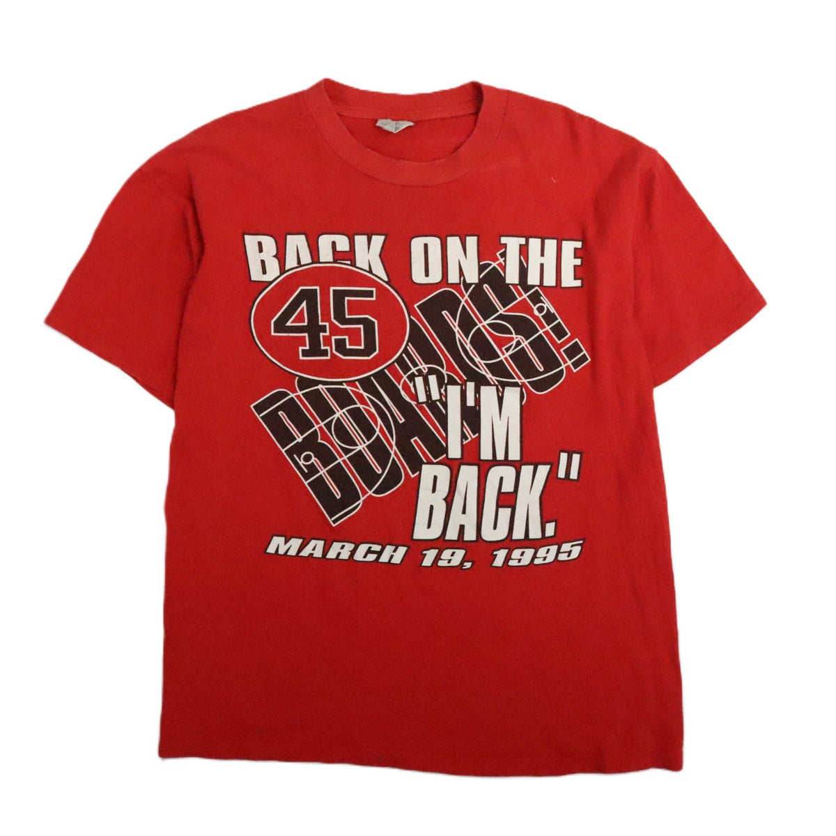 Vintage 90s Chicago Bulls Michael Jordan T-Shirt - photo 1