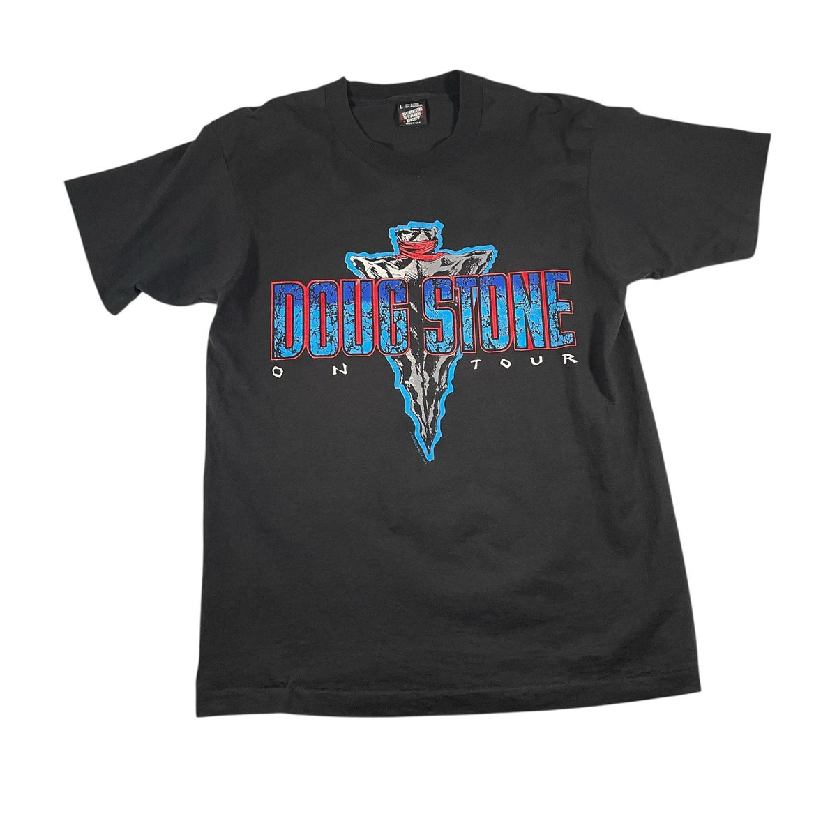 Vintage 1992 Doug Stone On Tour Screen Stars T-Shirt black - photo 1