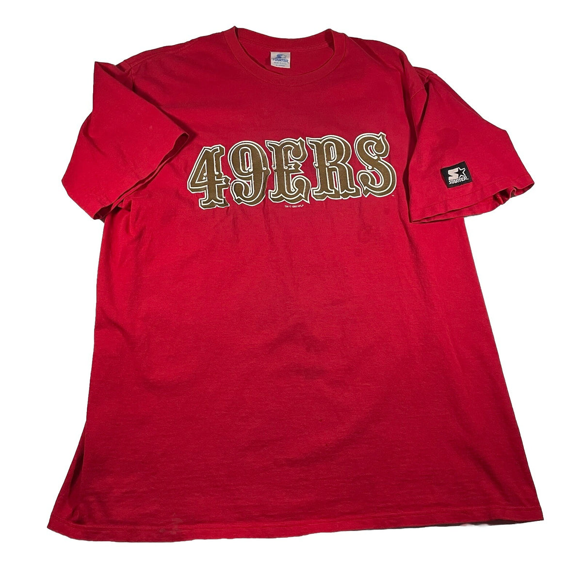 Vintage 1995 San Francisco 49ers Starter T-Shirt red - photo 1