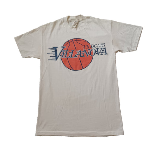 Vintage 90s Villanova Wildcats Logo 7 T-Shirt white - photo 1