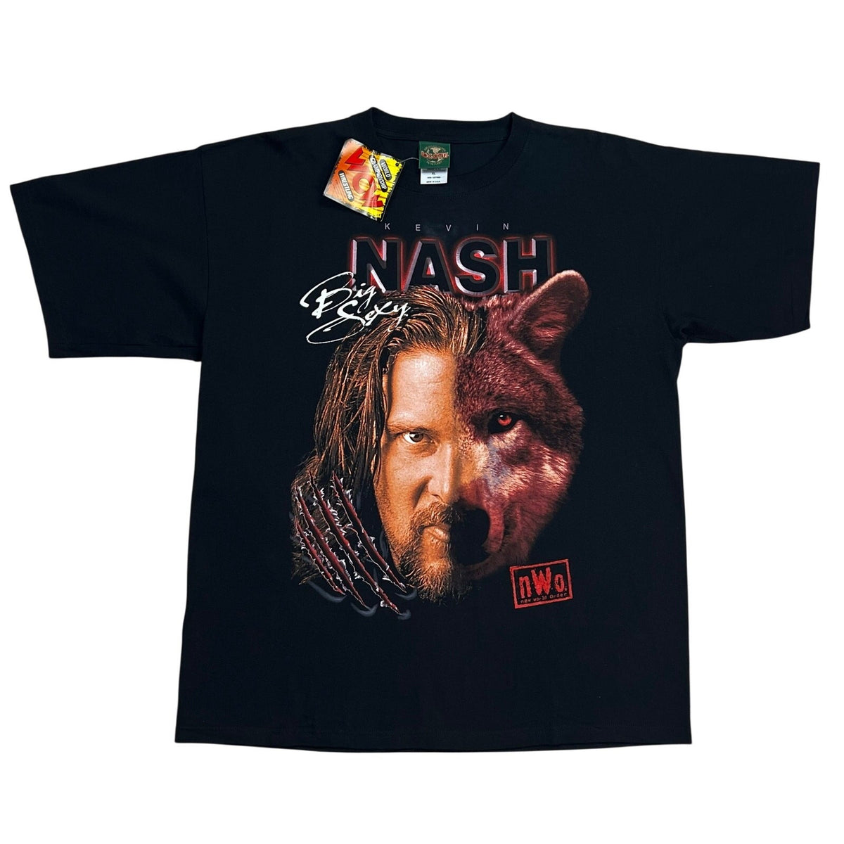 Vintage 1998 Kevin Nash WCW T-Shirt black - photo 1
