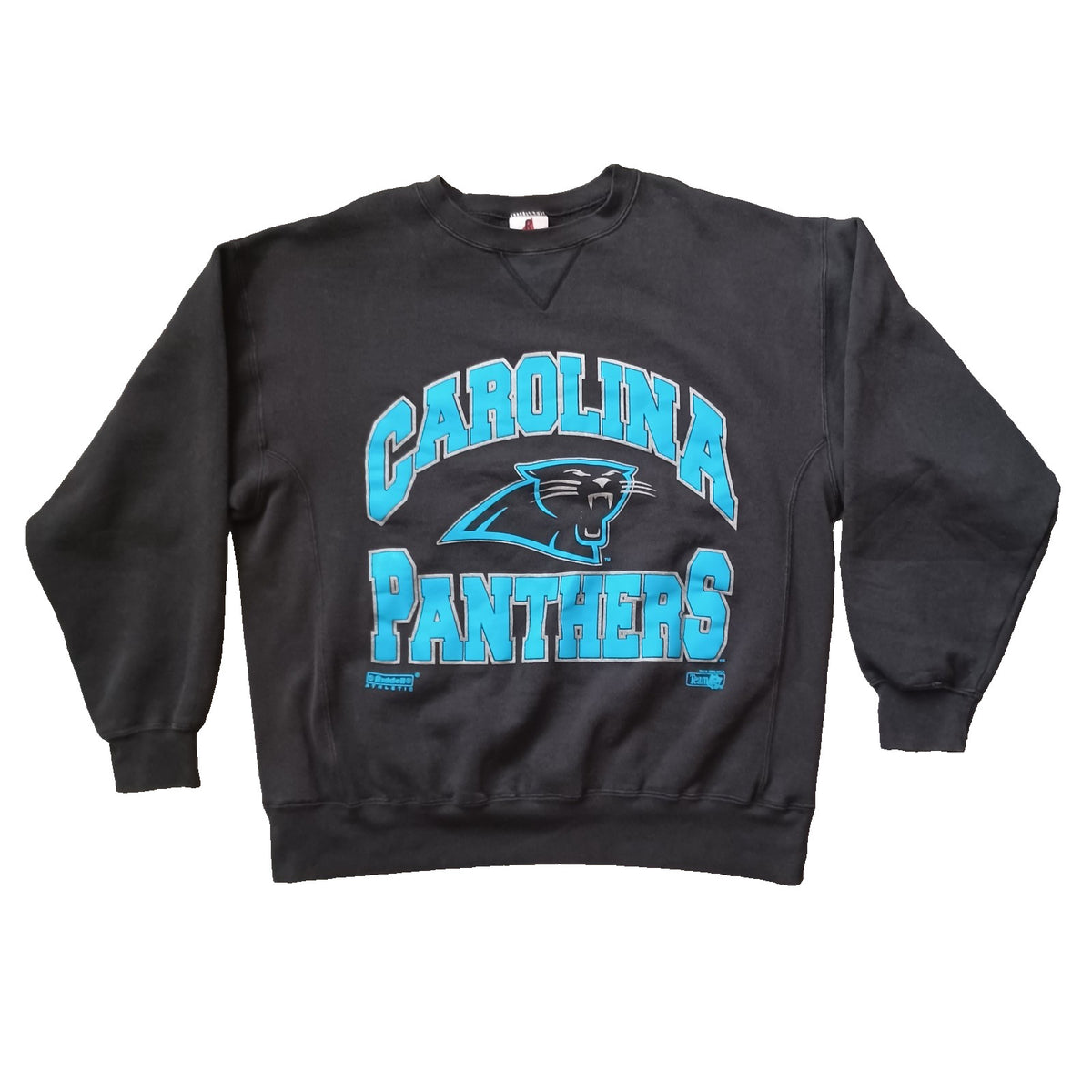 Vintage 90s Carolina Panthers Riddell Sweatshirt black - photo 1