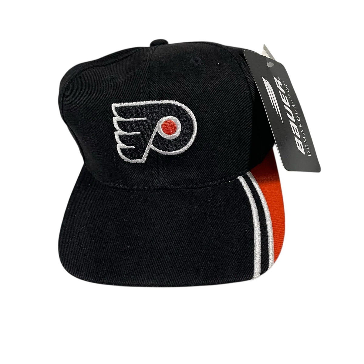 Vintage 90s Philadelphia Flyers Bauer Hat black - photo 1