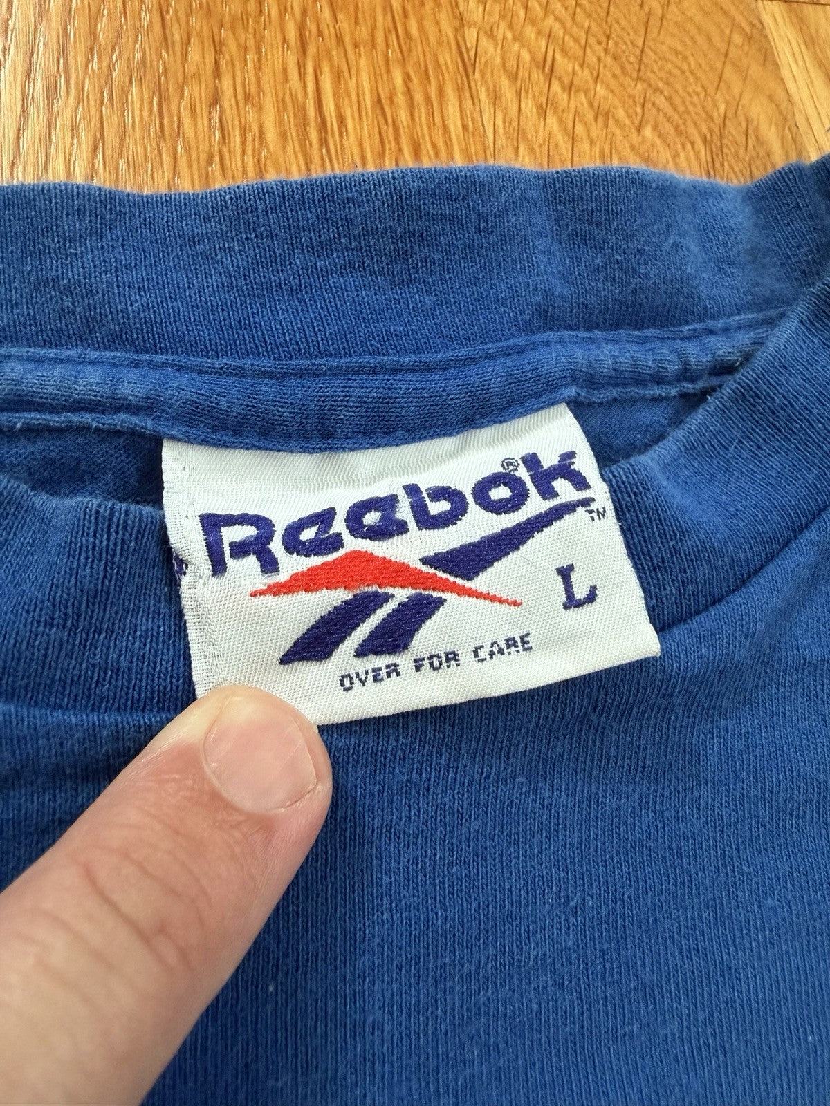 Vintage 90s New York Giants Reebok T-Shirt blue - photo 2