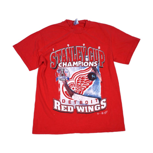 Vintage 1998 Detroit Red Wings Majestic T-Shirt red - photo 1