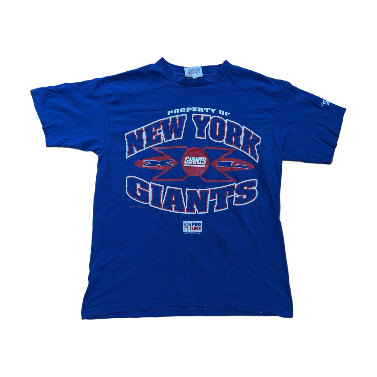Vintage 90s New York Giants Reebok T-Shirt blue - photo 1