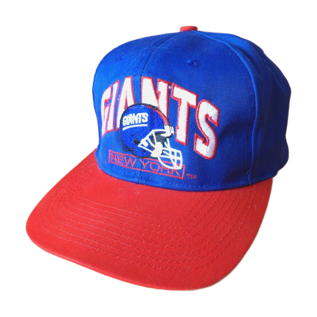 Vintage 90s New York Giants Amcap Snapback Hat blue - photo 1