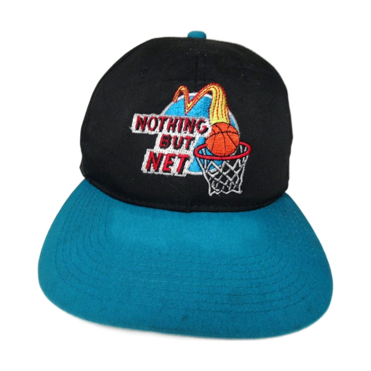 Vintage 90s Mcdonald's Snapback Hat black - photo 1