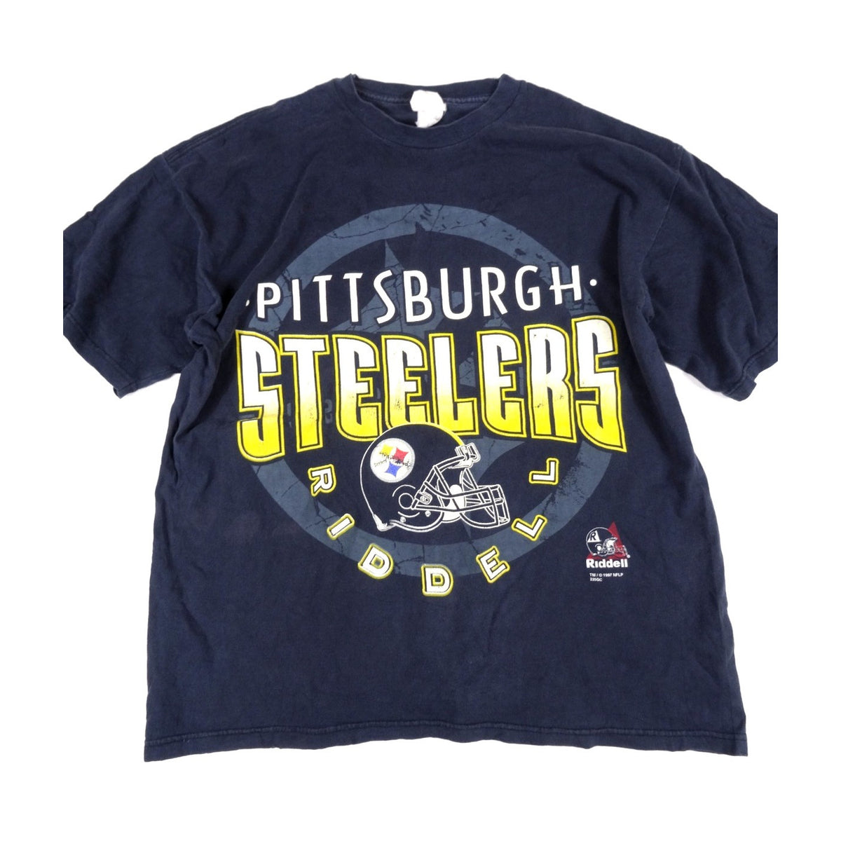 Vintage 90s Pittsburgh Steelers Riddell T-Shirt black - photo 1