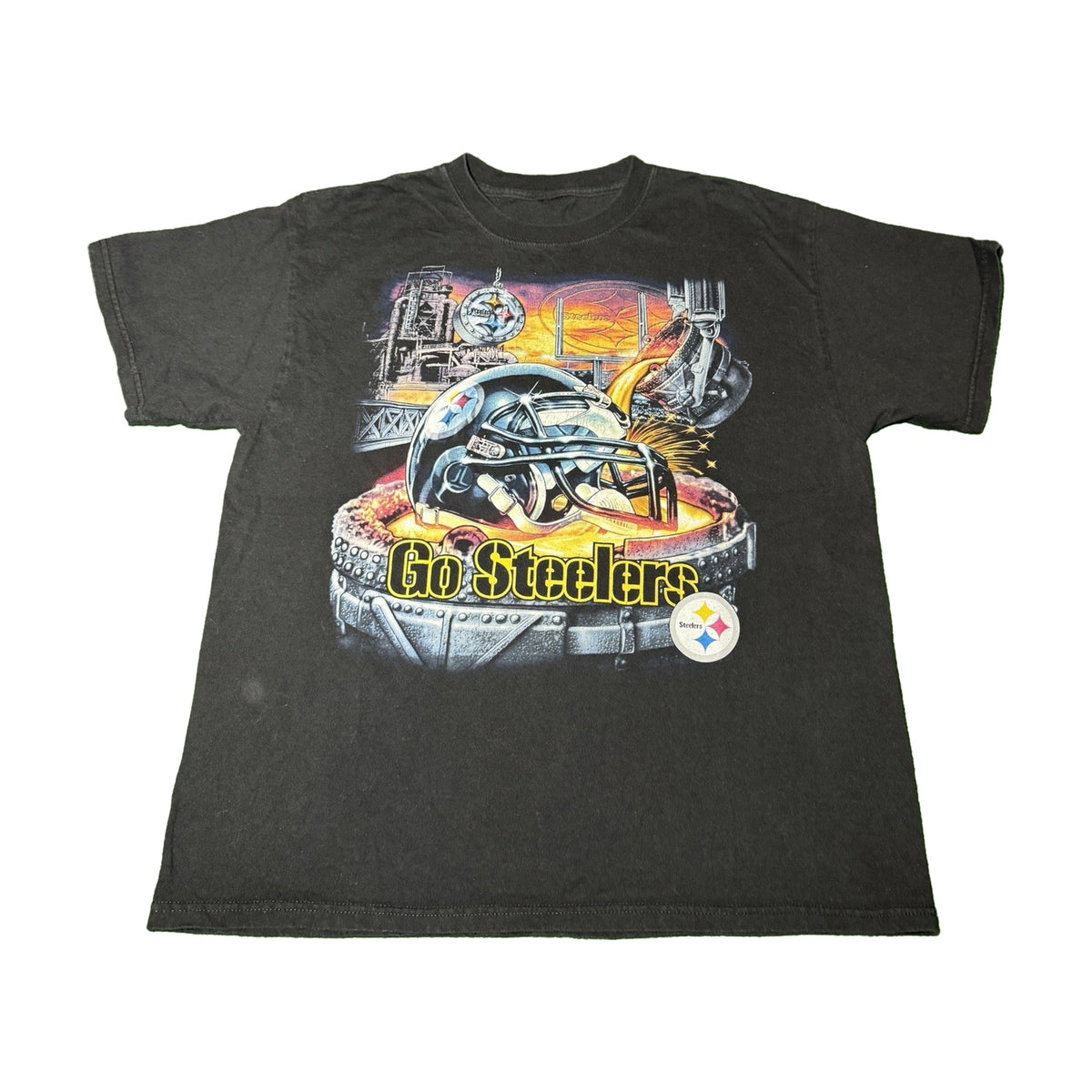 Vintage 90s Pittsburgh Steelers NFL T-Shirt black - photo 1