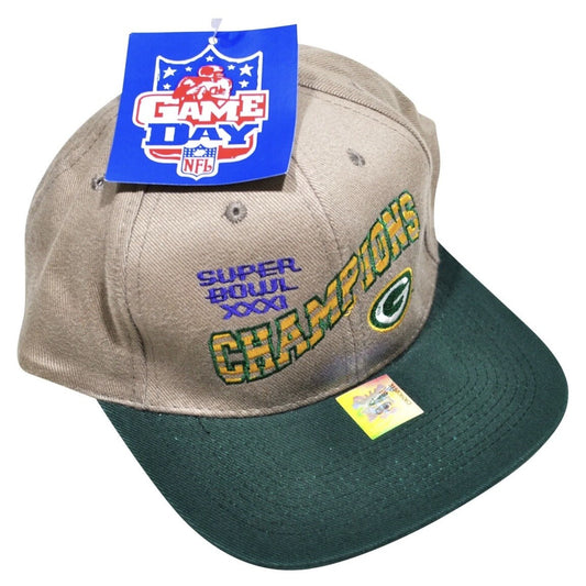 Vintage 90s Green Bay Packers Super Bowl Xxxi Snapback Hat multicolor - photo 1