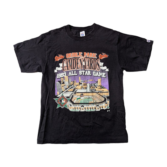 Vintage 1993 Baltimore Orioles All-Star Game Logo 7 T-Shirt black - photo 1