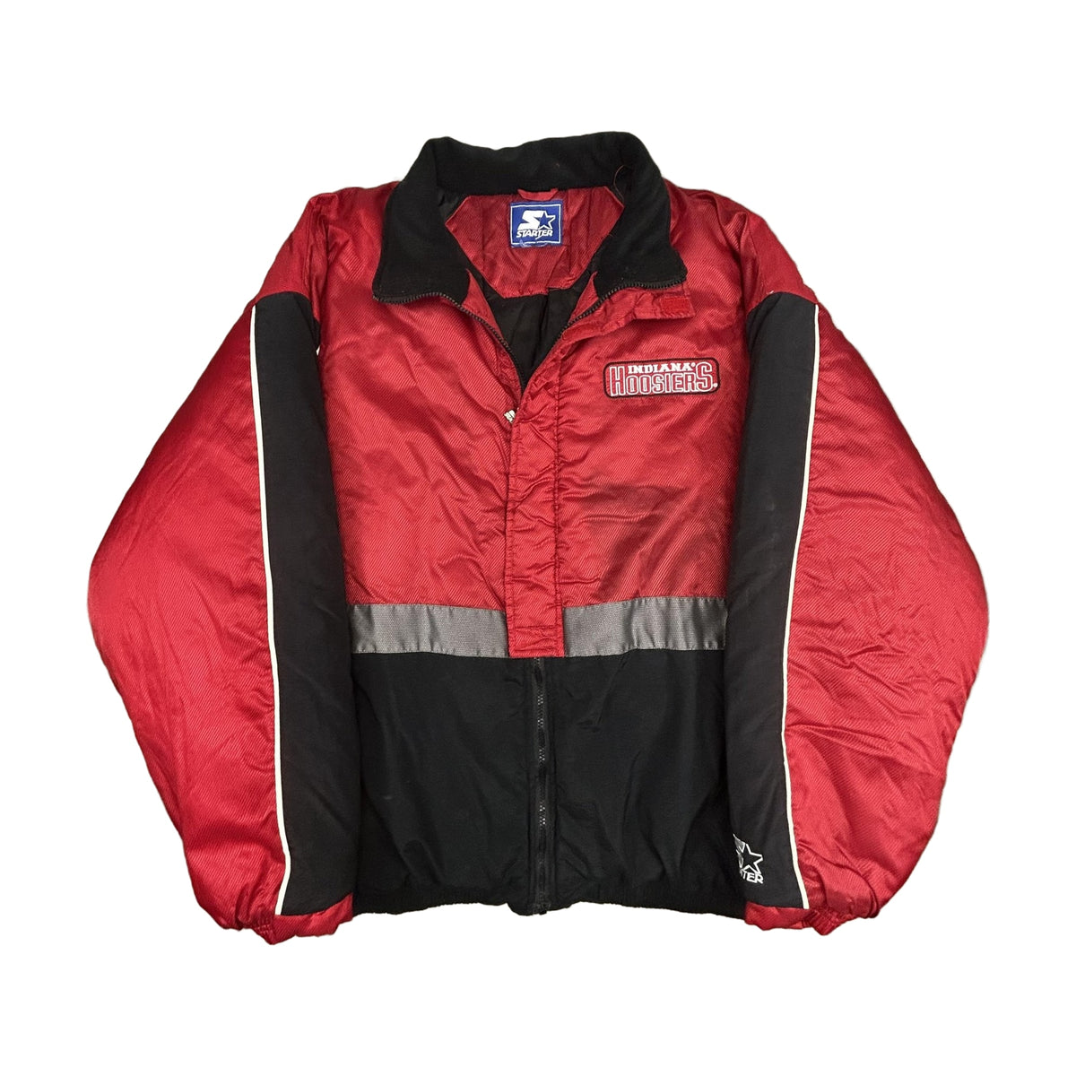Vintage 90s Indiana Hoosiers Starter Jacket red - photo 1