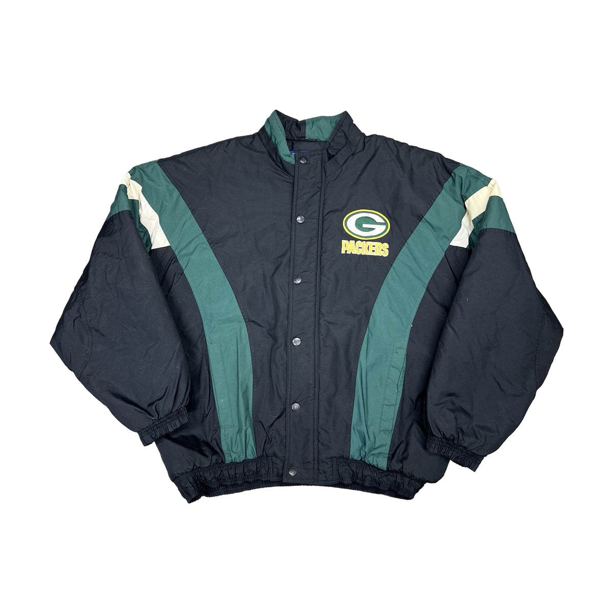 Vintage Green Bay Packers Brett Favre Starter Jacket black - photo 1