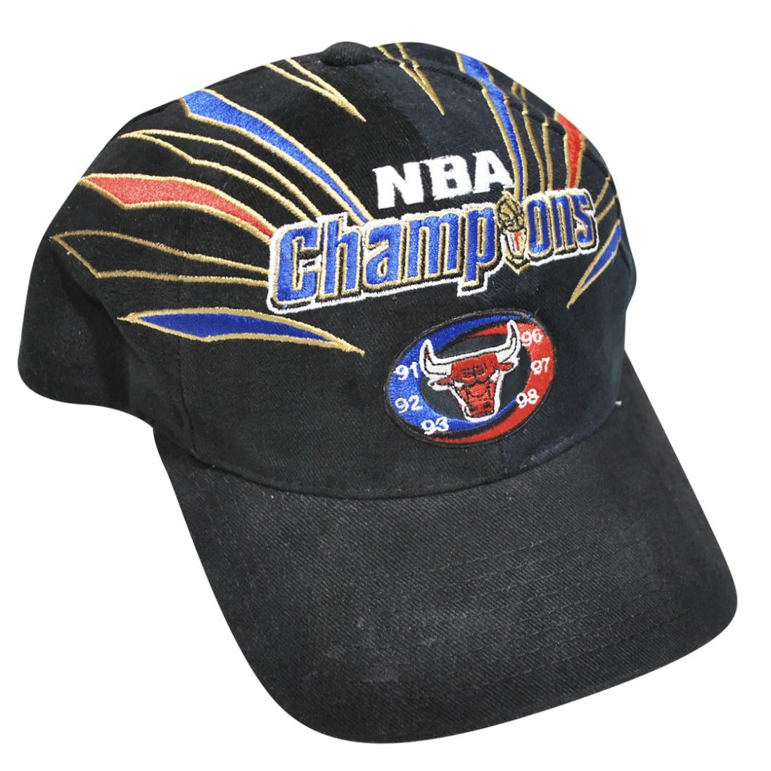 Vintage 1998 Chicago Bulls Champion Snapback Hat - photo 1