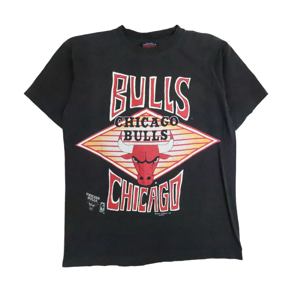 Vintage 90s Chicago Bulls Magic Johnson T-Shirt - photo 1