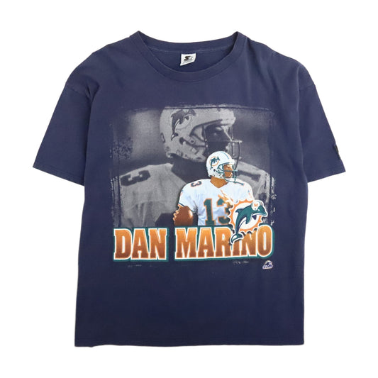 Vintage 90s Miami Dolphins Dan Marino Starter T-Shirt - photo 1