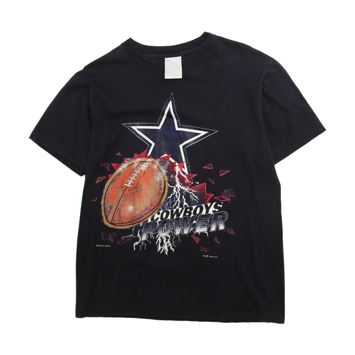 Vintage 90s Dallas Cowboys Chalk Line T-Shirt - photo 1