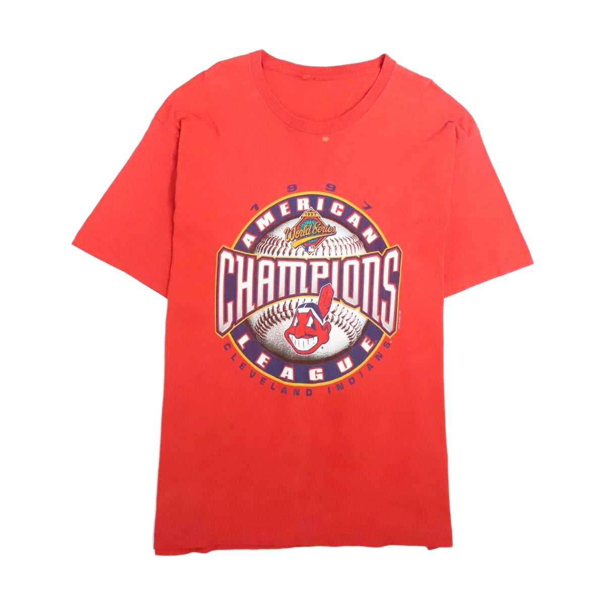 Vintage 1997 Cleveland Indians World Series T-Shirt - photo 1