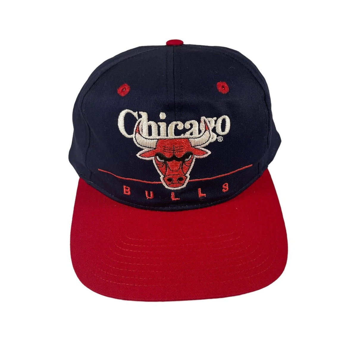 Vintage 90s Chicago Bulls Michael Jordan Twins Enterprise Snapback Hat multi-color - photo 1