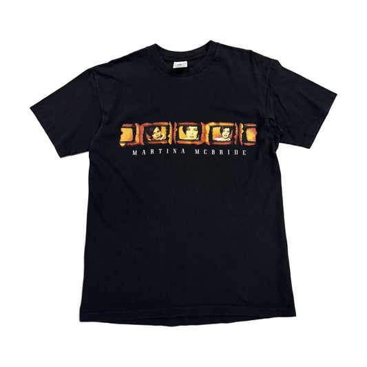 Vintage 1999-00 Martina McBride Tour Team Champ T-Shirt black - photo 1