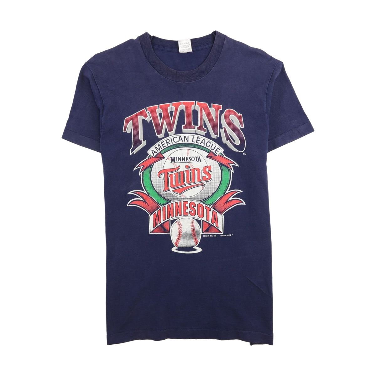 Vintage 1992 Minnesota Twins Fruit of the Loom T-Shirt blue - photo 1