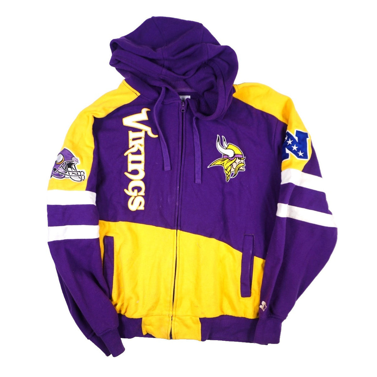 Vintage 90s Minnesota Vikings Starter Sweatshirt purple - photo 1