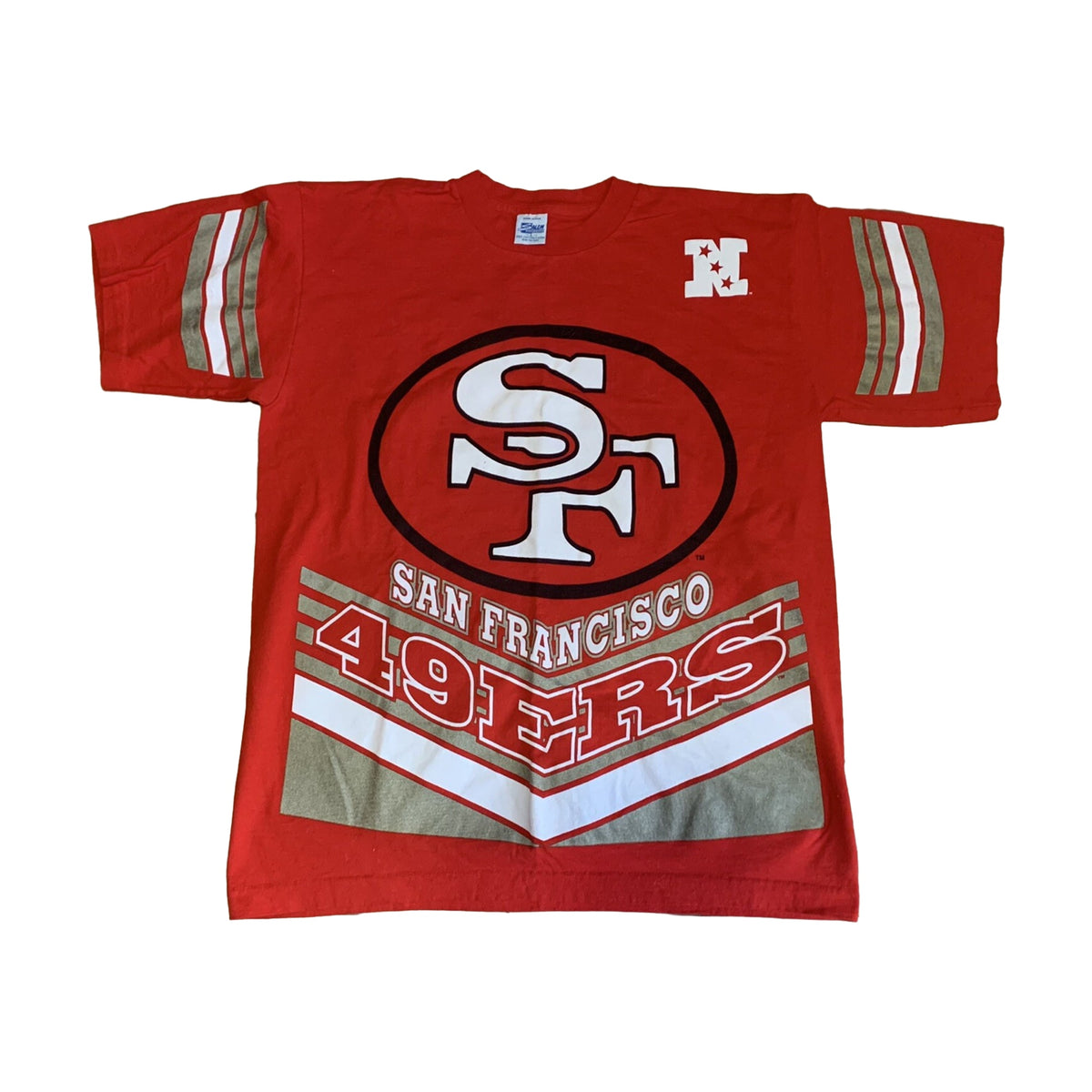 Vintage 90s San Francisco 49ers Salem T-Shirt red - photo 1