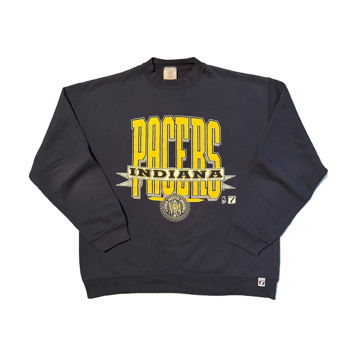 Vintage 90s Indiana Pacers Logo 7 Sweatshirt blue - photo 1