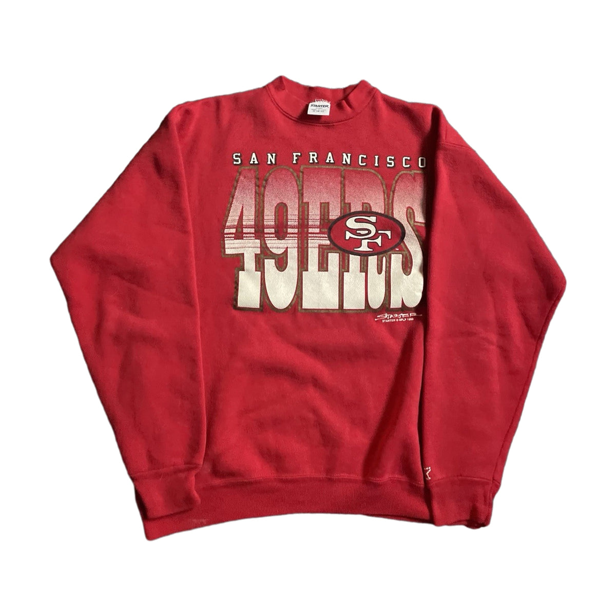 Vintage 90s San Francisco 49ers Starter Sweatshirt red - photo 1