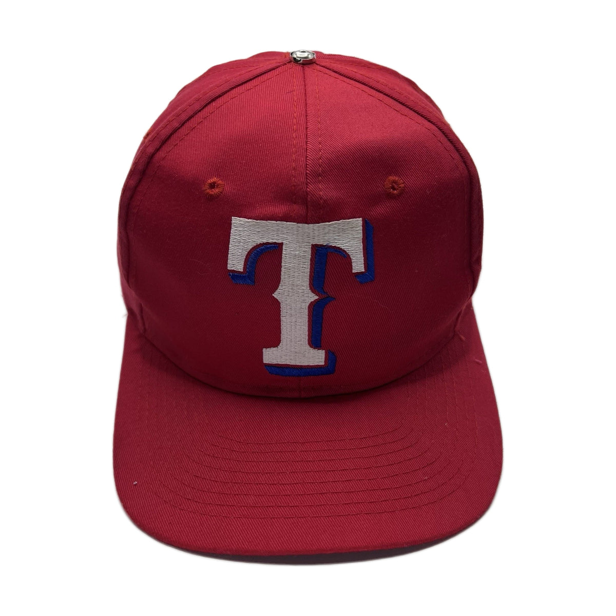 Vintage 90s Texas Rangers Nolan Ryan Logo 7 Snapback Hat red - photo 1
