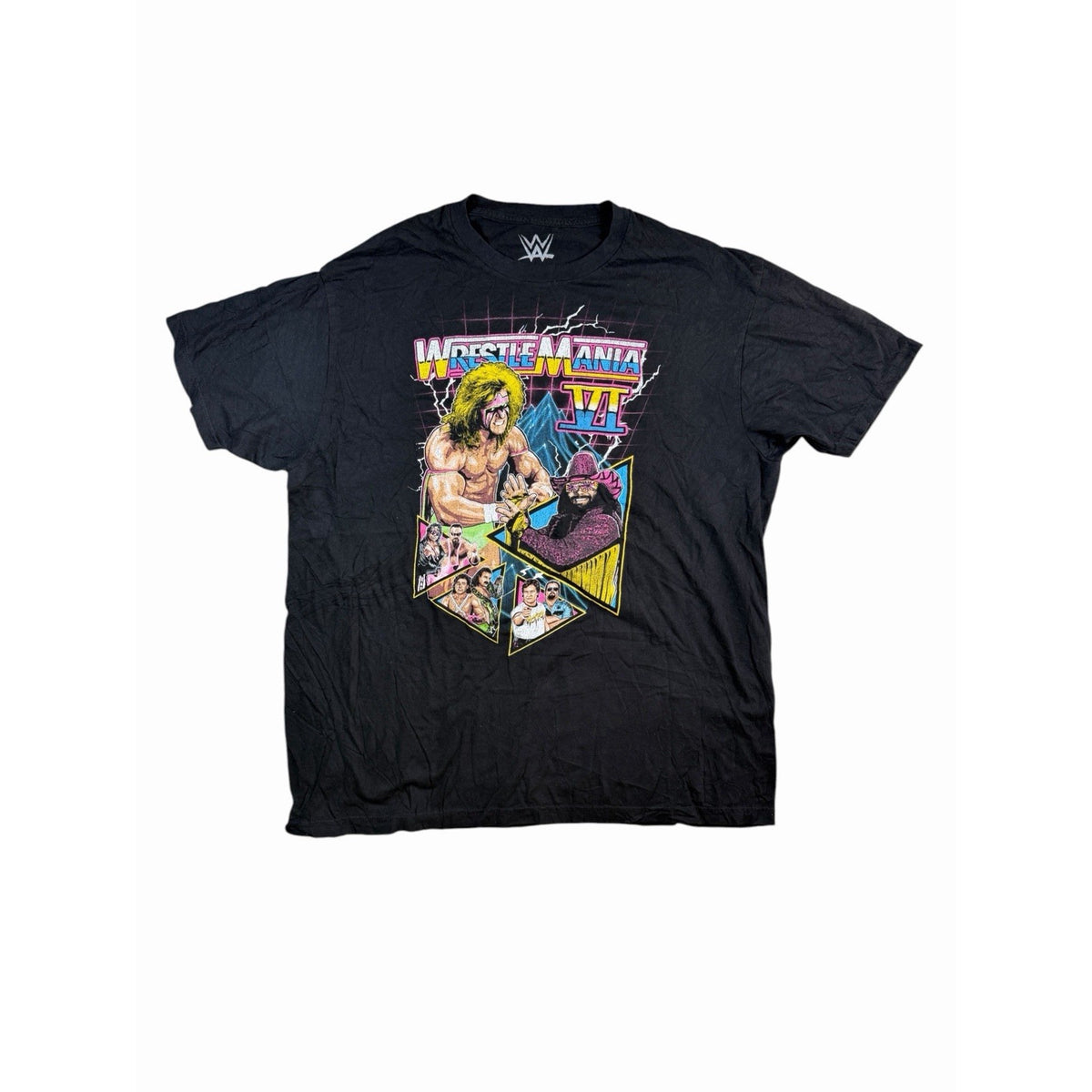 Vintage 90s Ultimate Warrior WWE T-Shirt black - photo 1