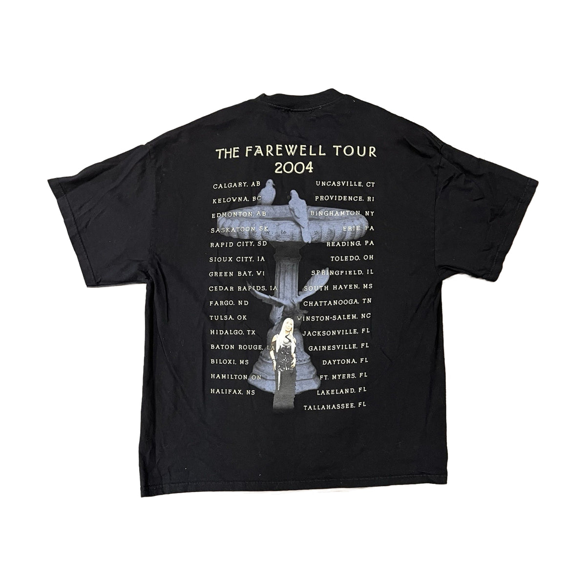 Vintage 2004 Cher Living Proof Farewell Tour Giant T-Shirt black - photo 2